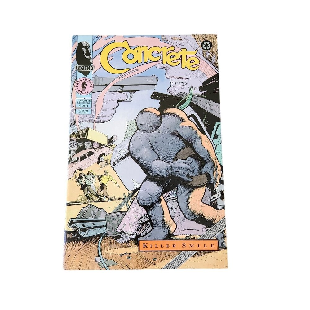 Dark Horse Concrete #4 1994 Comic Book Collector Bagged Boarded